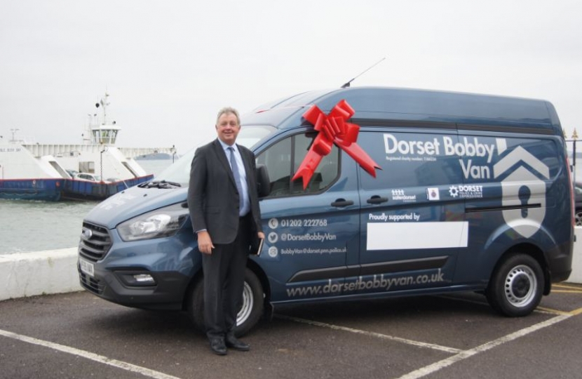 Police and Crime Commissioner Candidate for Dorset - Bobby Van Launch